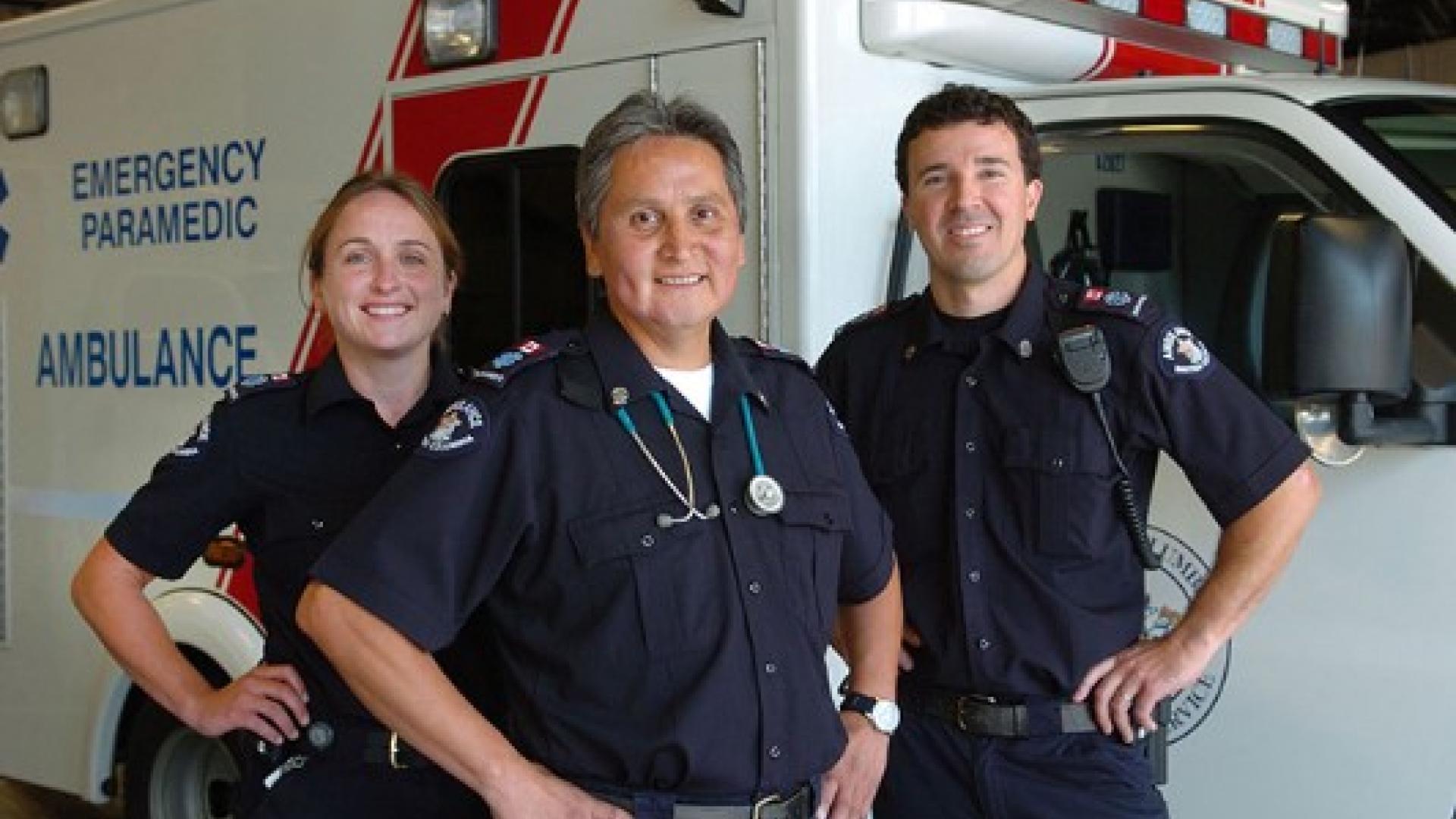 BC Emergency Health Services team