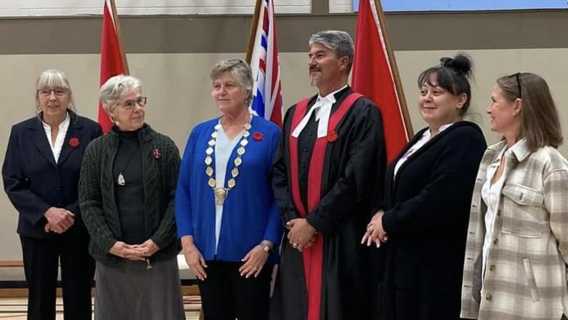 Lytton Mayor and Council at swearing in