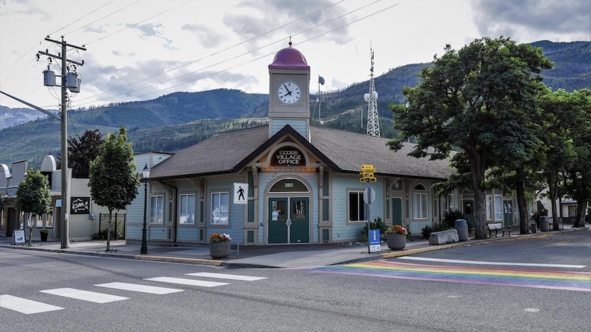 Village of Lytton office before the Lytton fire