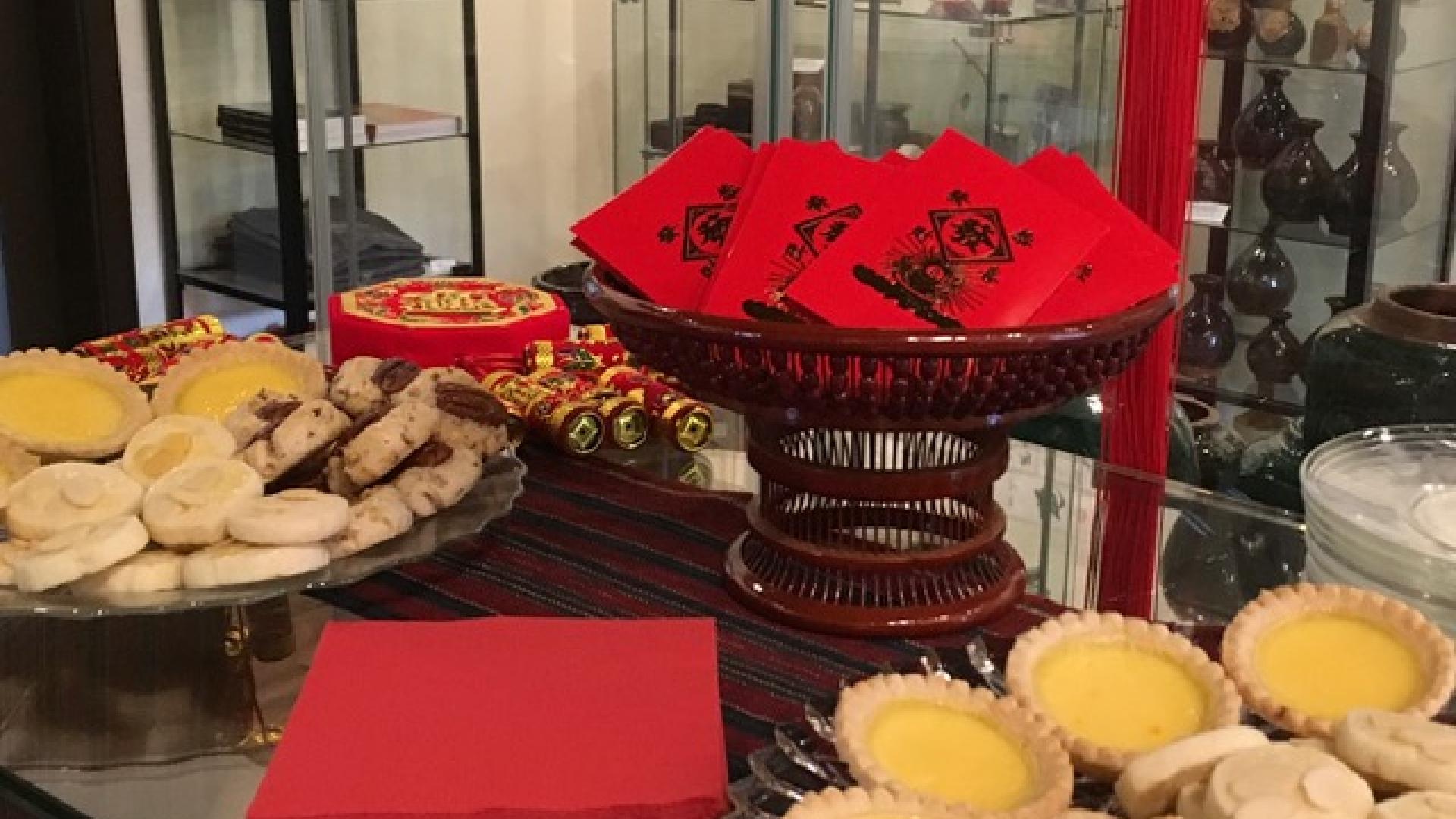 Chinese Lunar New Year pastries