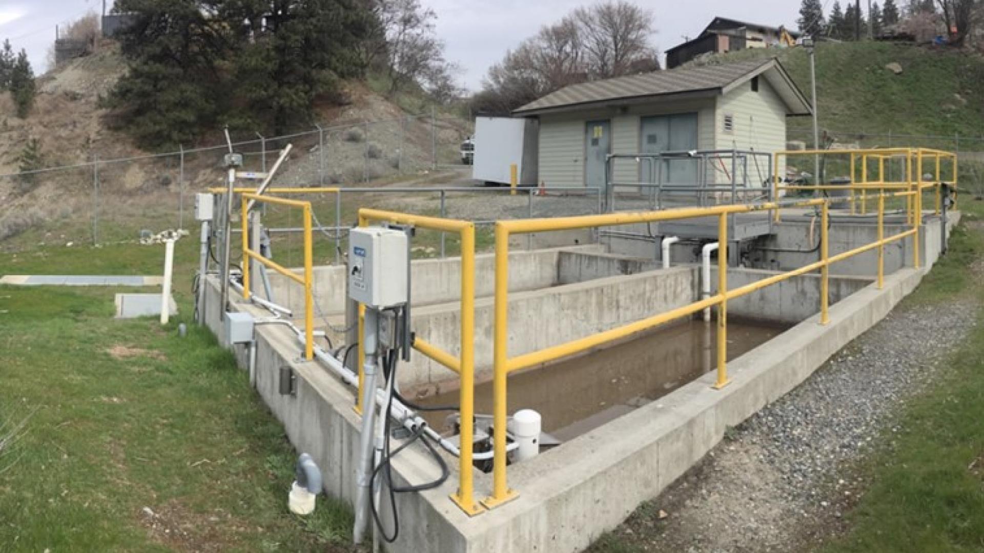 Lytton's wastewater treatment plant