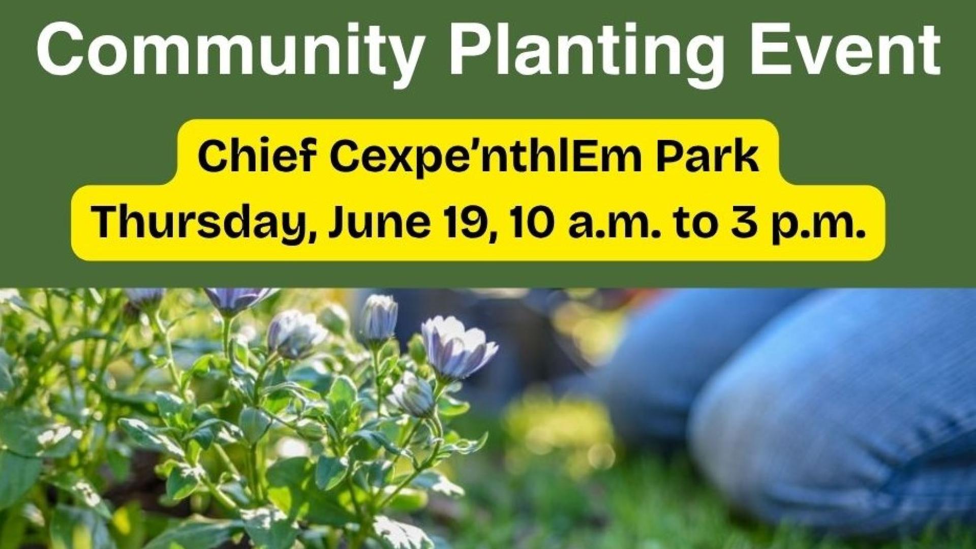 Community Planting Event June 19