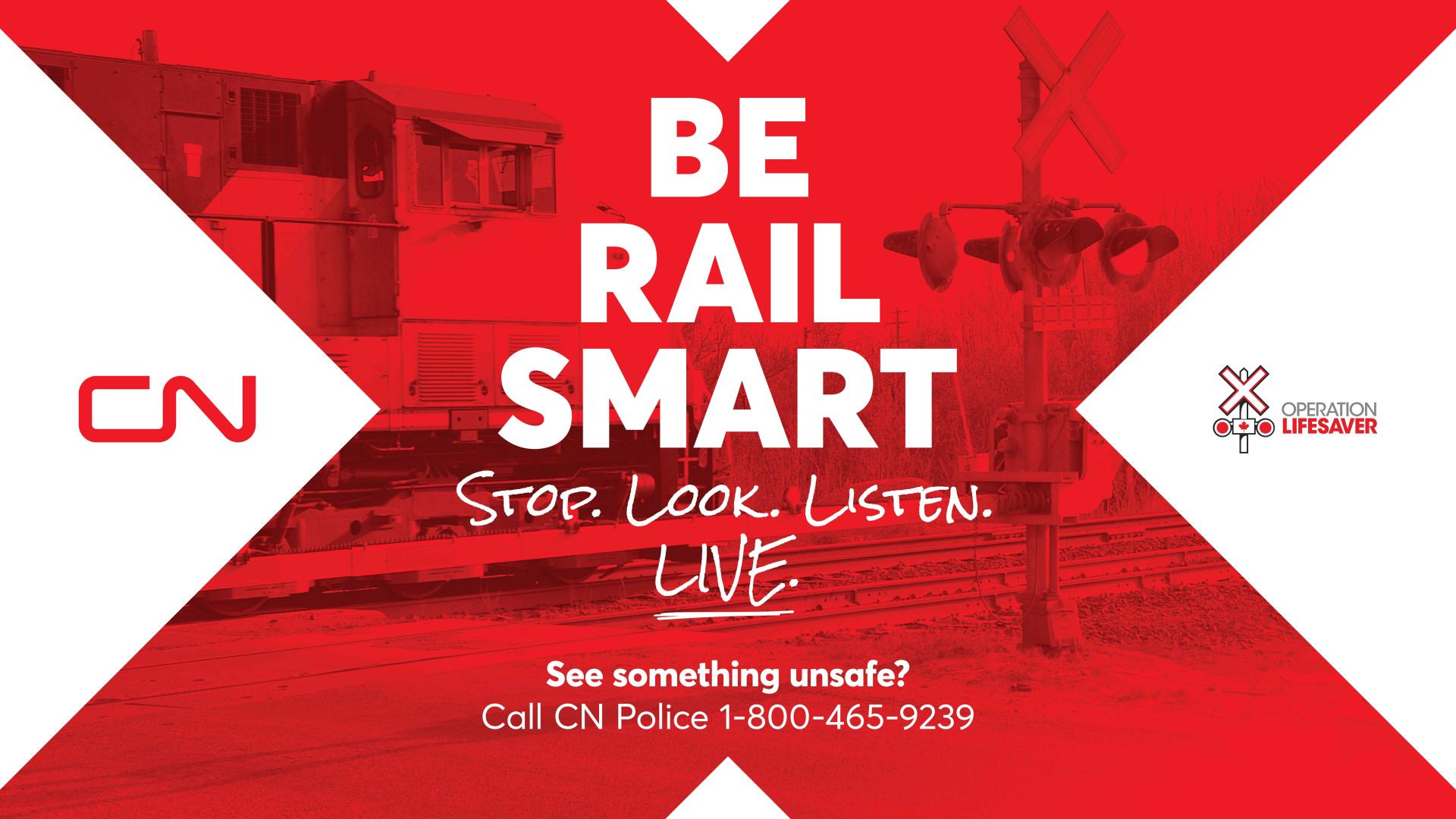 Rail Safety Week poster