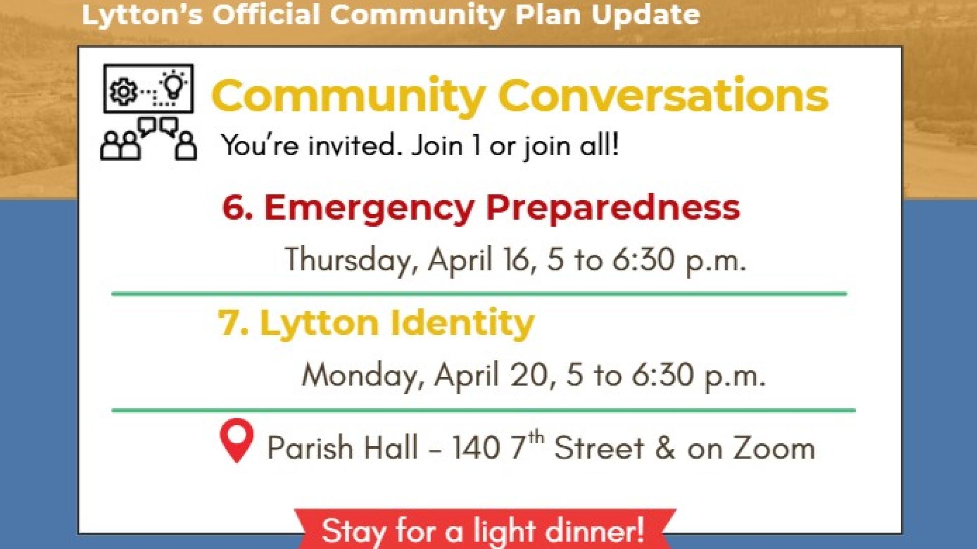 Community Conversation 6 and 7