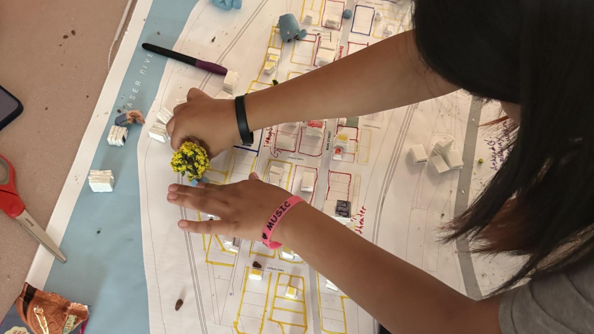 KSS student marks map for OCP update