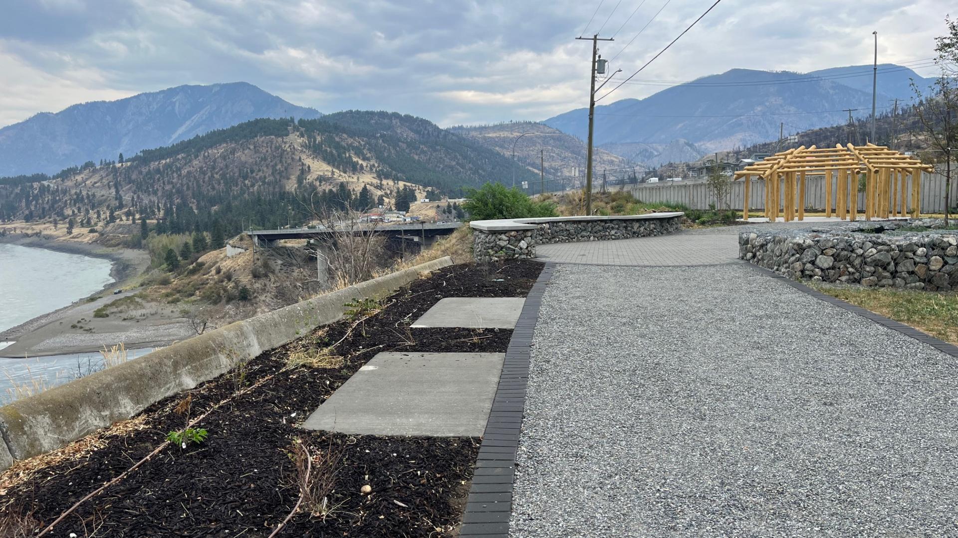 Walkway and view from Chief Cexpe'nthlEm Park