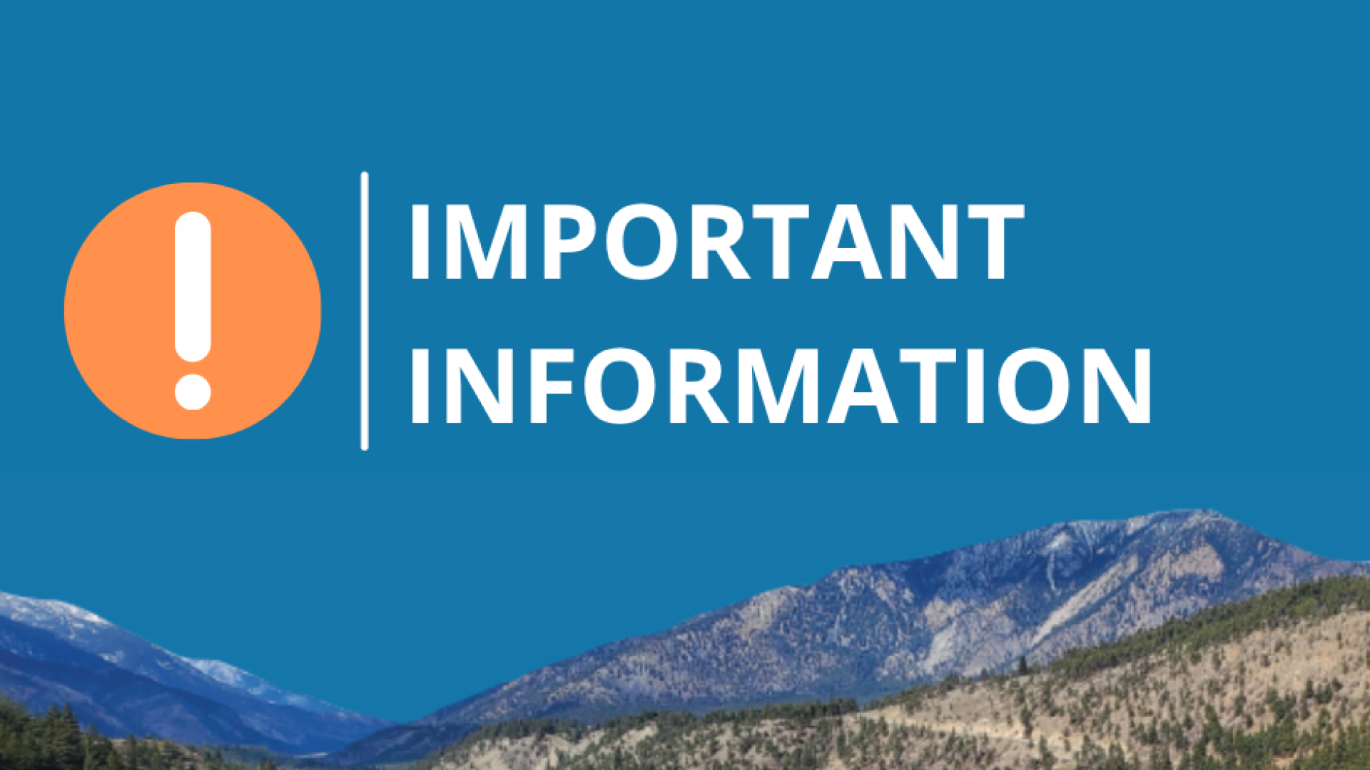 Important information Village update