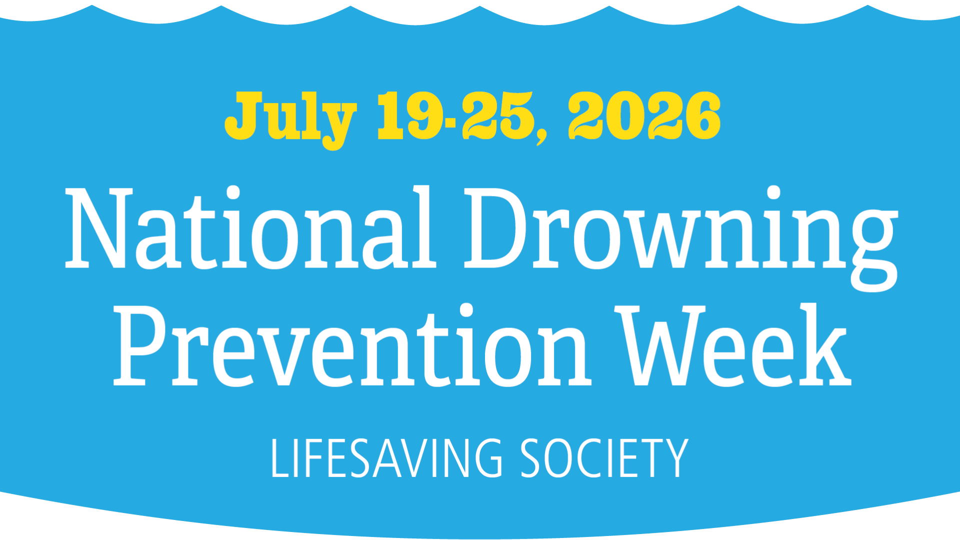 National Drowning Prevention Week logo