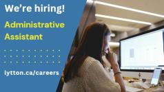 We're hiring an administrative assistant