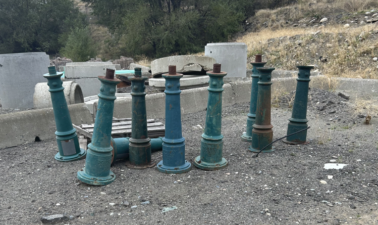 Old lamp posts