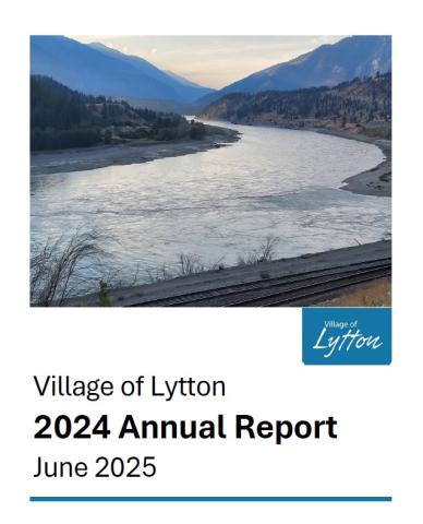 2024 Village of Lytton annual report cover