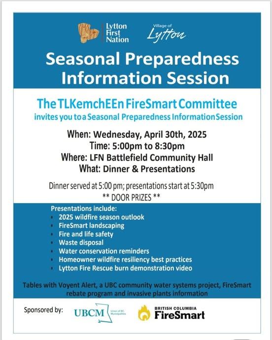 Seasonal Preparedness Information Session