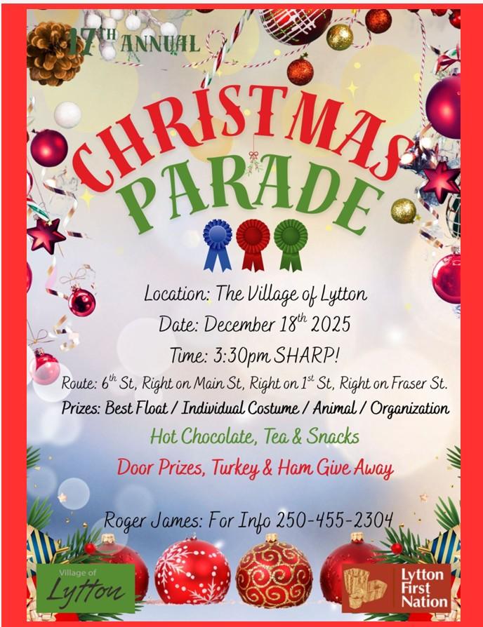Christmas parade 2025 poster