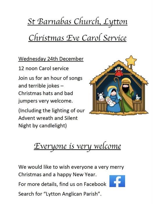 Christmas carol service 2025