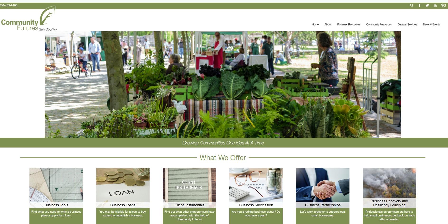 Community Futures website