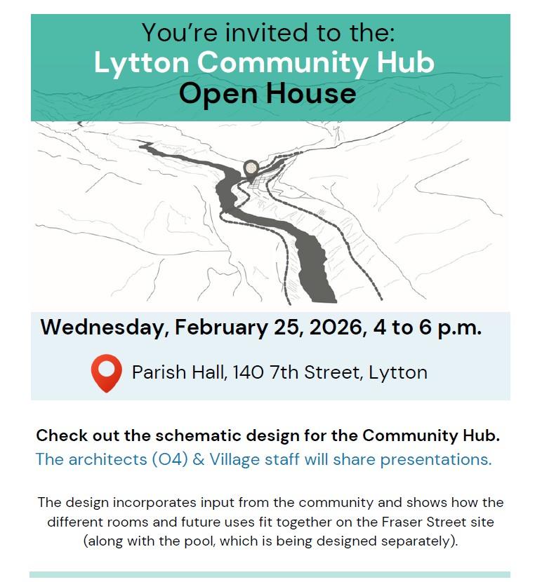Community Hub open house flyer 2