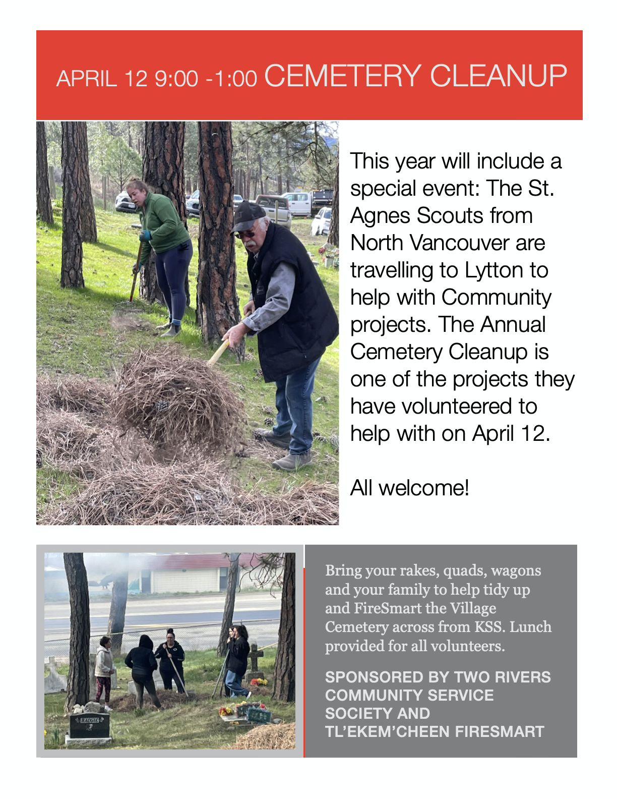 Cemetery cleanup day 2026