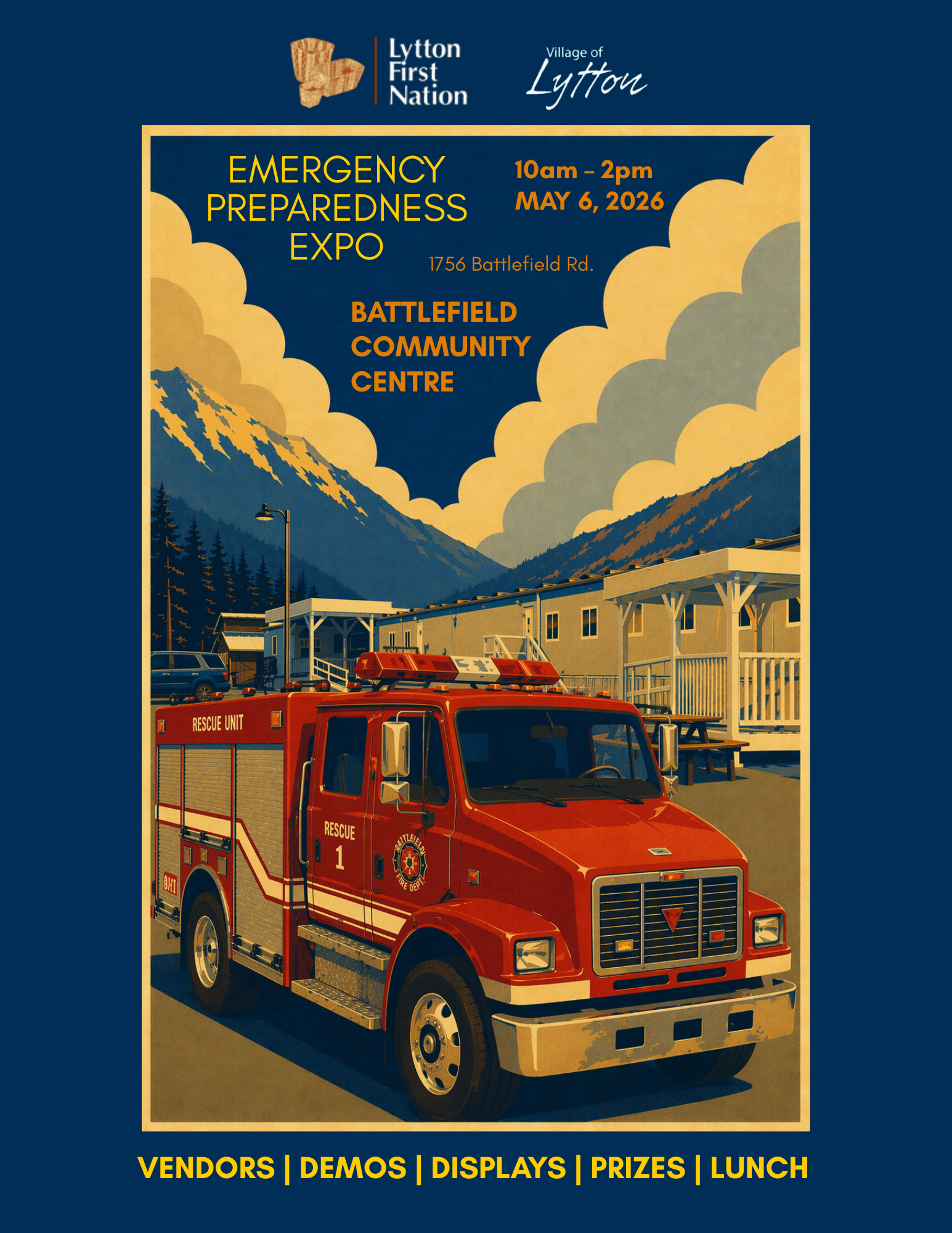 Lytton Emergency Preparedness Expo poster