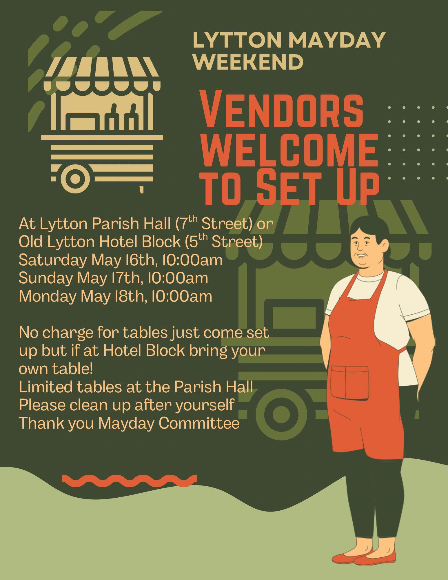 May Day vendors